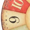 Reloj de pared vintage colorido 60 cm 4