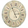Reloj de pared de MDF multicolor 60 cm 3