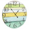 Reloj de pared de MDF multicolor 60 cm 3