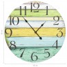 Reloj de pared de MDF multicolor 60 cm 5