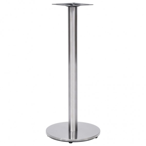 Pata de mesa de bistró acero inoxidable plateado Ø45x107 cm D