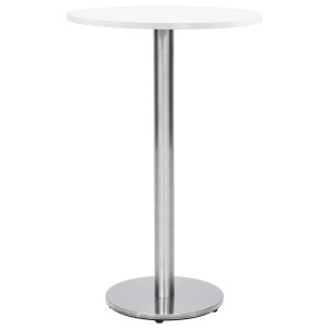 Toalha de mesa articulada em aço inoxidável chapeado Ø45x107 cm H