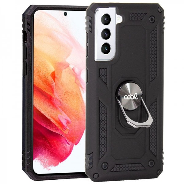 Carcasa COOL para Samsung G990 Galaxy S21 Hard Anilla Negro D
