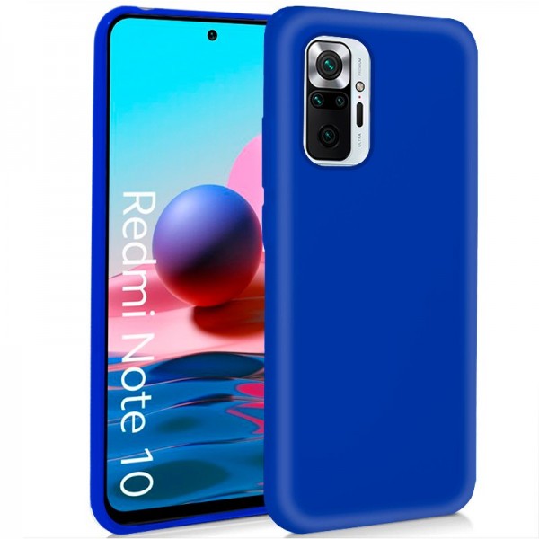 Funda COOL Silicona para Xiaomi Redmi Note 10 / Note 10s / Poco M5s (Azul) D
