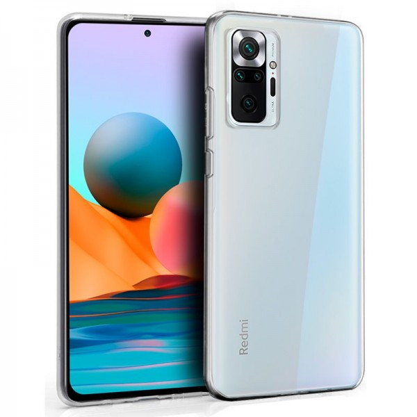 Funda COOL Silicona para Xiaomi Redmi Note 10 Pro (Transparente) D