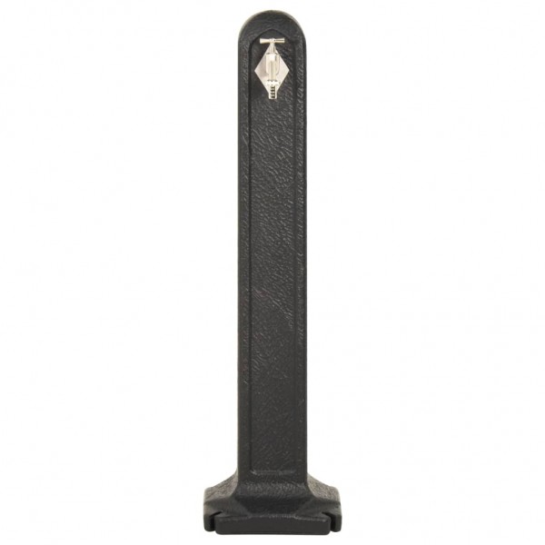 Coluna de água para jardim com torneira aspeto pedra antracite M 3