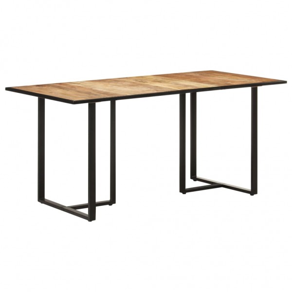Mesa de comedor madera de mango rugosa 160 cm D
