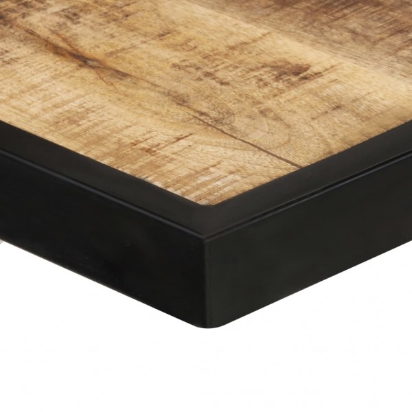 Mesa de comedor madera de mango rugosa 160 cm M 5
