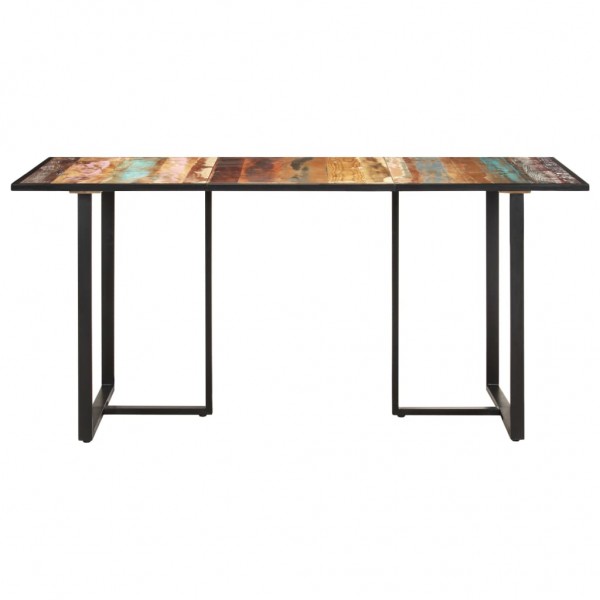 Mesa de comedor de madera maciza reciclada 160 cm M 3