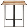 Mesa de jantar 160 cm madeira recuperada maciça 4