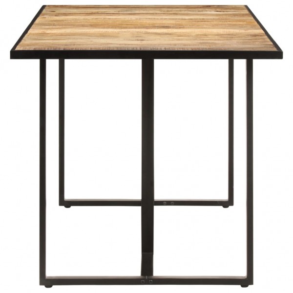 Mesa de comedor madera de mango rugosa 180 cm M 3
