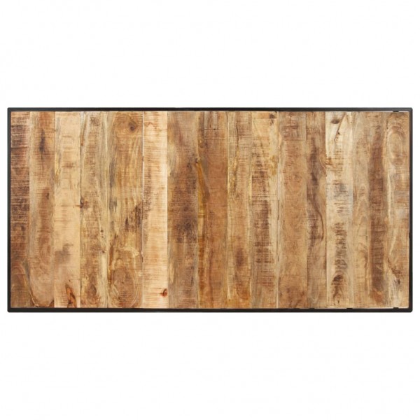 Mesa de comedor madera de mango rugosa 180 cm M 4