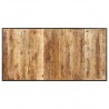 Mesa de comedor madera de mango rugosa 180 cm 4