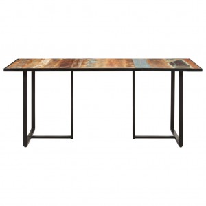 Mesa de jantar 180 cm madeira recuperada maciça H