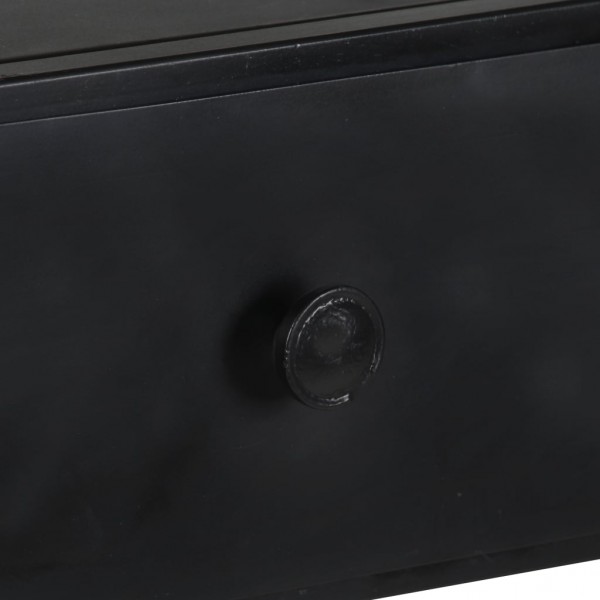 Estantería de madera de mango rugosa y hierro 60x35x180 cm M 5