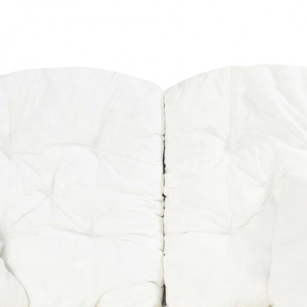 Sofá de 2 lugares vime cinzento M 4