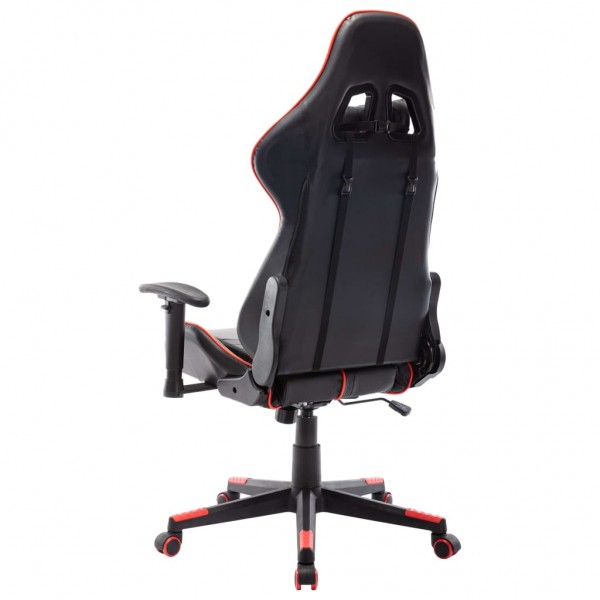Cadeira de gaming couro artificial preto e vermelho M 4