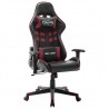 Cadeira de gaming couro artificial preto e vermelho tinto 1