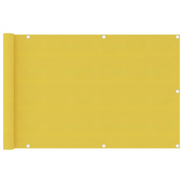 Toldo para balcón HDPE amarillo 90x400 cm D