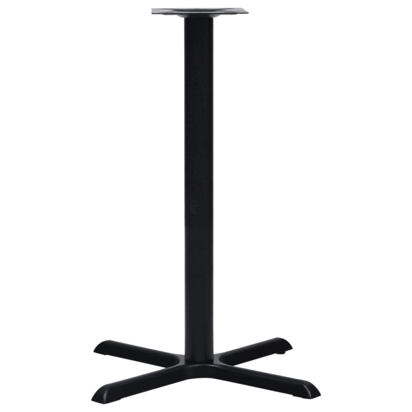 Pata de mesa de bistró hierro fundido negro 76x76x107 cm M 3
