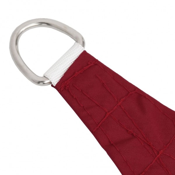 Para-sol estilo vela tecido oxford trapézio 2/4x3 m vermelho M 4