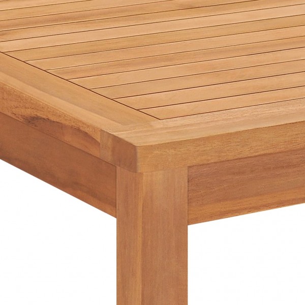 Mesa de jantar p/ jardim 160x80x77 madeira de teca maciça M 5