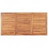 Mesa de comedor de jardín madera maciza de teca 180x90x77 cm 5