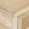 Mesa de centro madera maciza mango y caña natural 90x50x37 cm 2