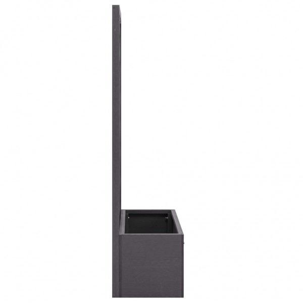 Jardinera con enrejado WPC 65x30x135 cm M 3