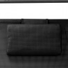 Tumbona doble con toldo textilene negro 5