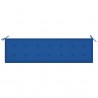 Cojín de banco de jardín tela Oxford azul 180x50x3 cm 2