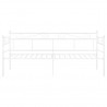 Sofá-cama 90x200 cm metal branco 4