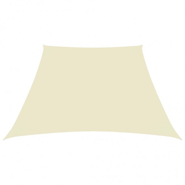 Para-sol estilo vela tecido oxford trapézio 2/4x3 m creme M 3
