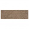 Tapetes de escada autoadesivos 15 peças 65x21x4 cm bege com borda retangular 4