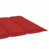 Almofadão p/ espreguiçadeira 200x50x3 cm tecido oxford vermelho 4