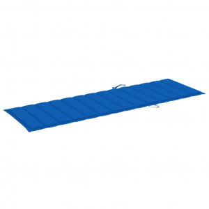 Almofadão p/ espreguiçadeira 200x70x3cm tecido oxford azul real H
