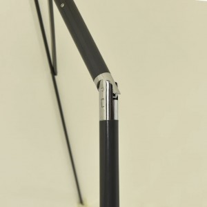 Sombrilla de playa arena amarillo 180x120 cm H