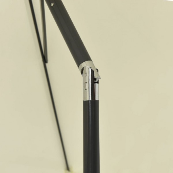 Sombrilla de playa arena amarillo 180x120 cm M 2