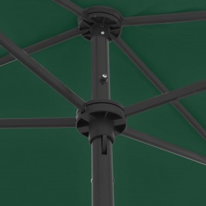 Guarda-sol de praia 180x120 cm verde H