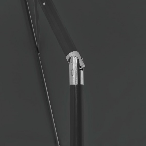 Sombrilla de playa gris antracita 180x120 cm M 3