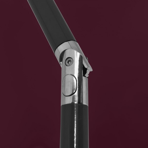 Sombrilla de playa rojo burdeos 200x125 cm M 3