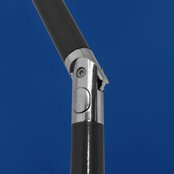 Sombrilla de playa azul 200x125 cm M 3