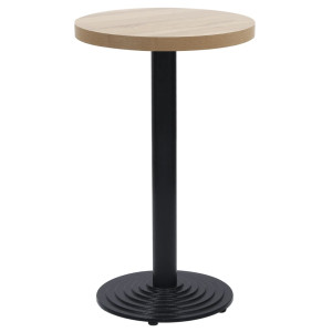 Pata de mesa de bistró hierro fundido negro Ø43x72 cm H