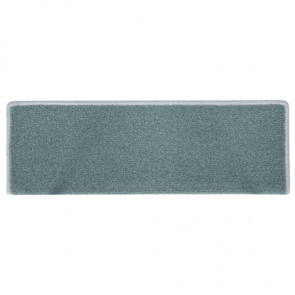 Alfombras de peldaños de escalera 15 uds azul 65x21x4 cm M 4