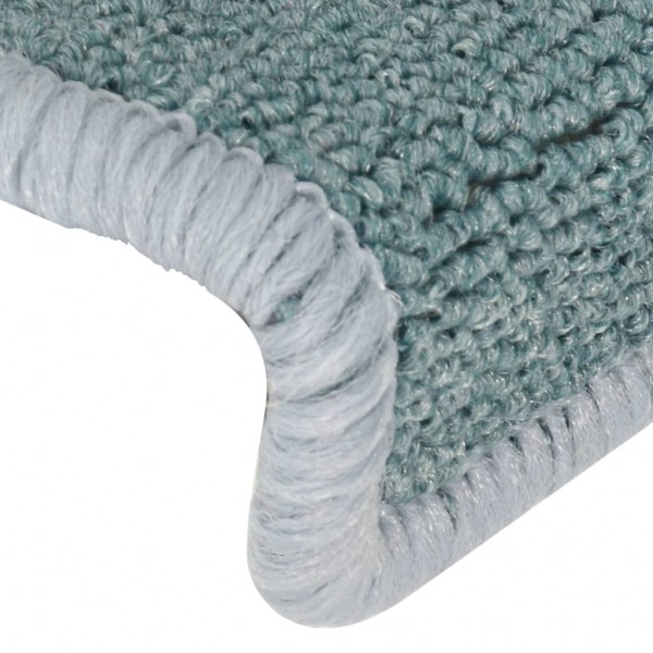 Tapete/carpete para degraus 15 pcs 65x21x4 cm azul M 5