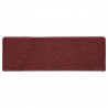 Carpetes de degraus de escada 15 uas vermelho mate 65x21x4 cm 4