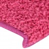 Alfombras de peldaños de escalera 15 uds rosa 65x21x4 cm 5