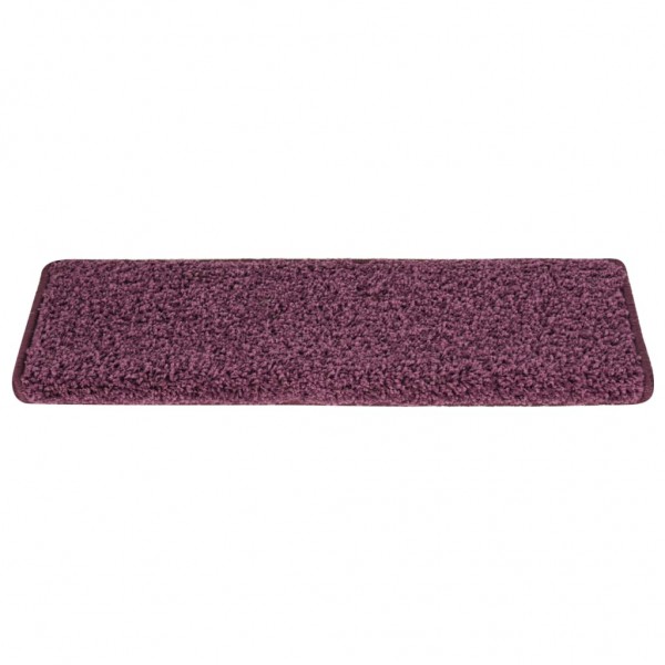 Tapete de escada 15uds roxo escuro 65x21x4cm M 3