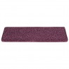 Alfombras de peldaños de escalera 15uds morado oscuro 65x21x4cm 3