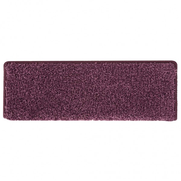 Tapete de escada 15uds roxo escuro 65x21x4cm M 4